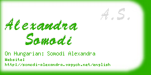 alexandra somodi business card